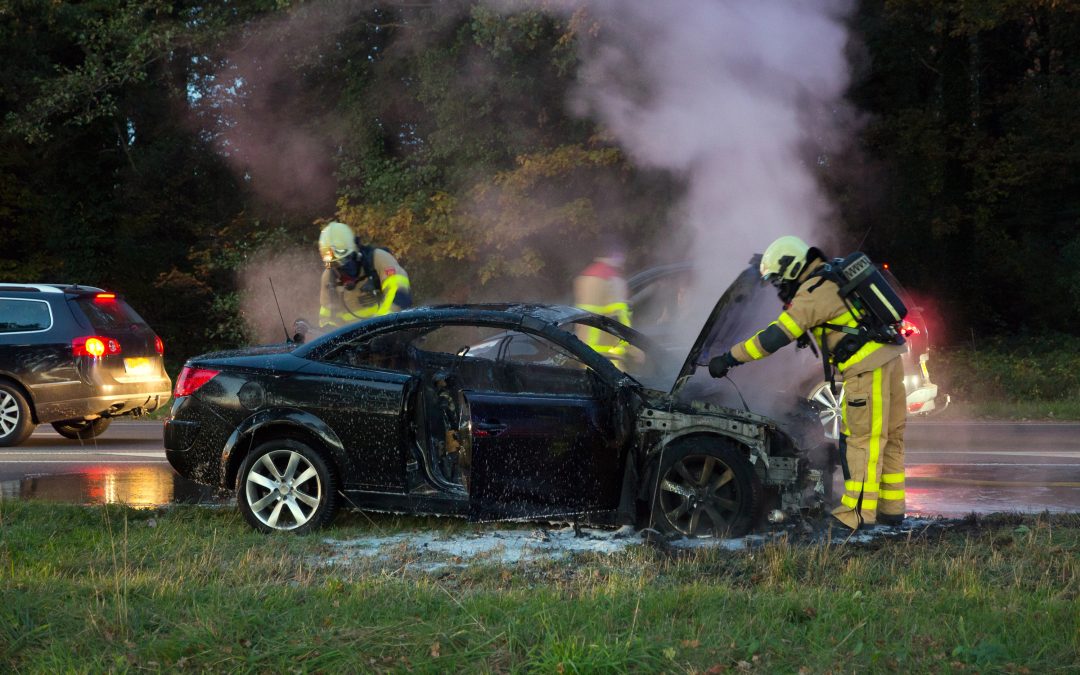 Fiery Crash Leaves Three Injured on S Elm St